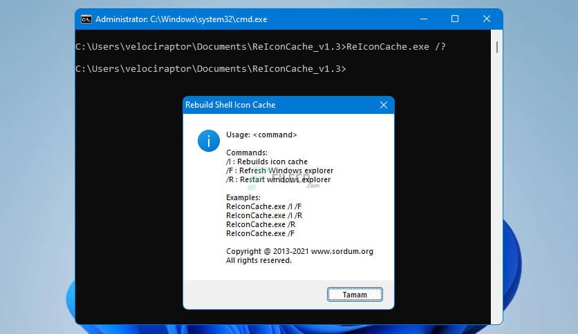 Rebuild Shell Icon Cache 1.3