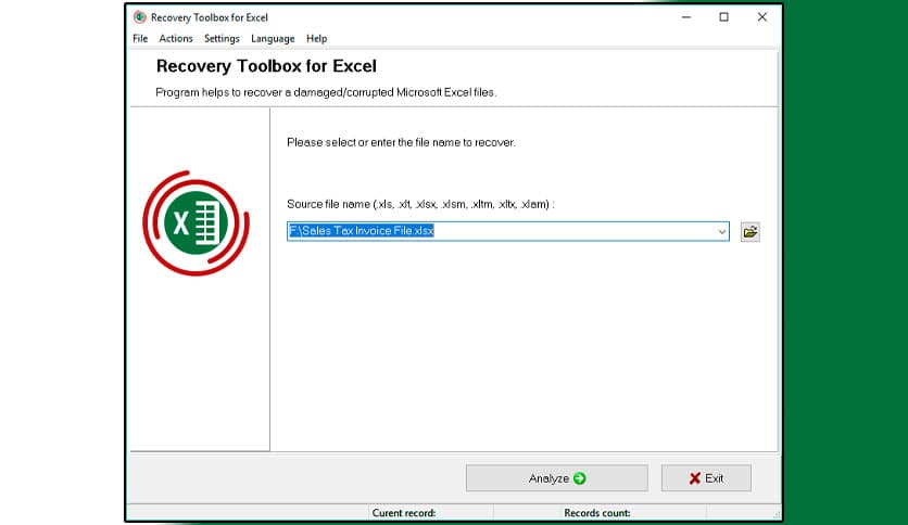 Recovery Toolbox for Excel 3.8.47.0