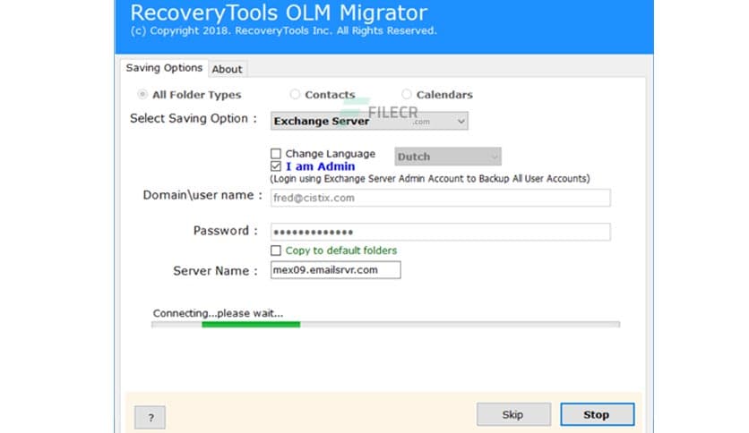 RecoveryTools OLM Migrator 9.2
