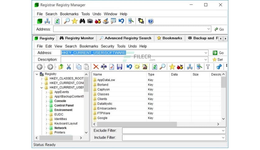 Registrar Registry Manager Pro 9.20