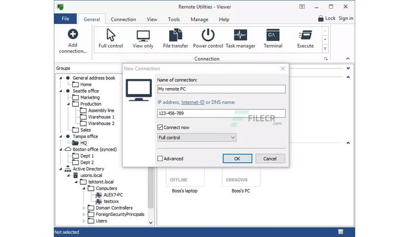 Remote Utilities Viewer 7.7.3.0