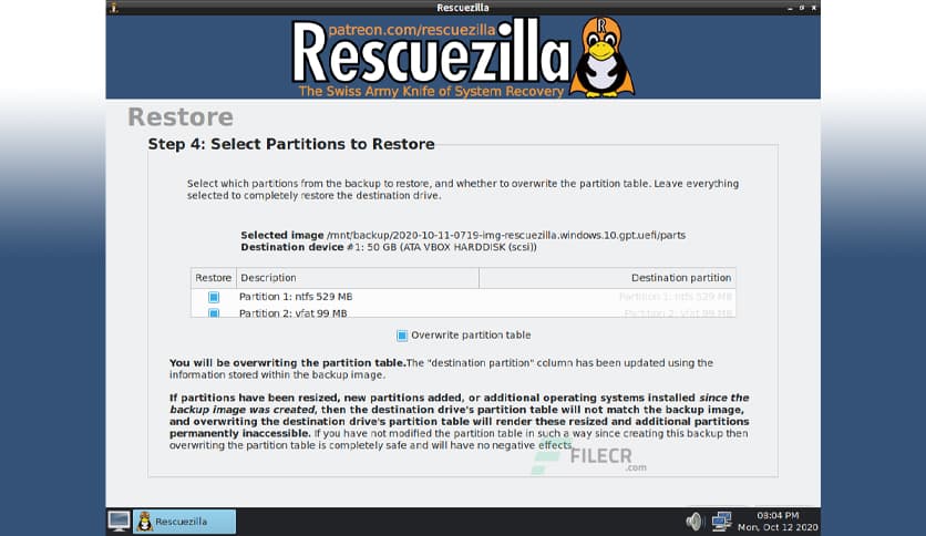 Rescuezilla 2.6.1