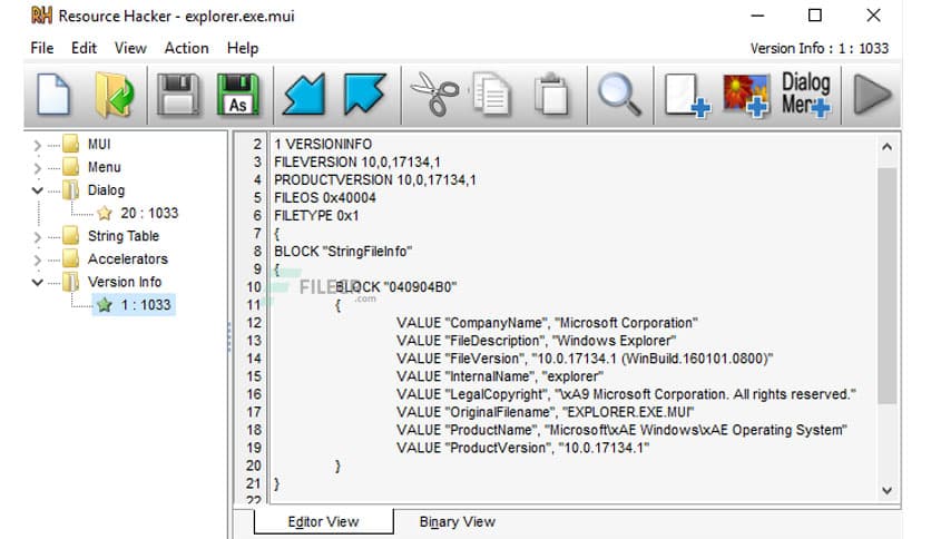 Resource Hacker 5.2.8