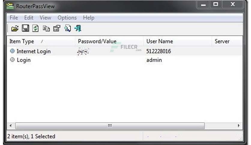 Nirsoft RouterPassView 1.90