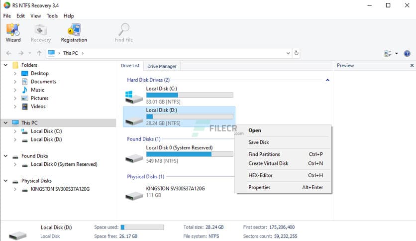 RS NTFS Recovery %%version%