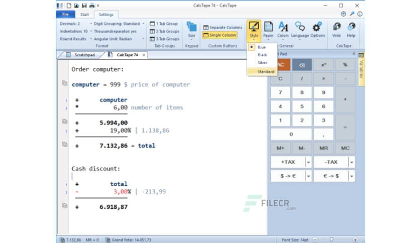 Schoettler CalcTape Business 6.0.8.1