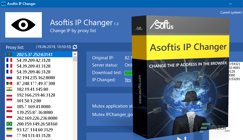 Asoftis IP Changer 1.7