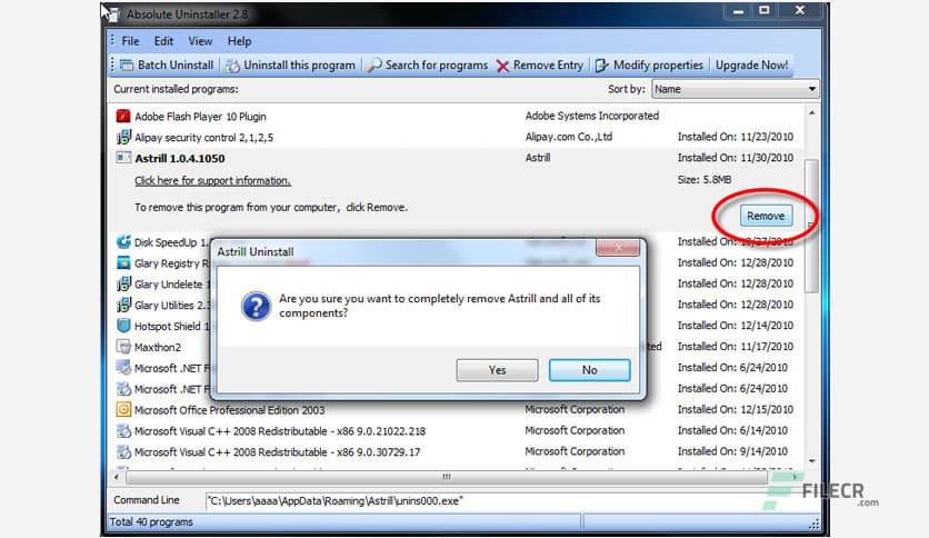 Glary Absolute Uninstaller 6.0.1.18