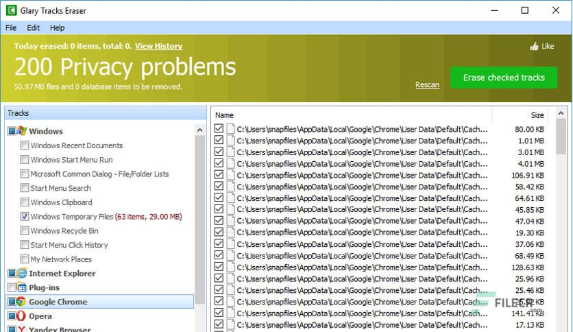 Glary Tracks Eraser 6.0.1.32