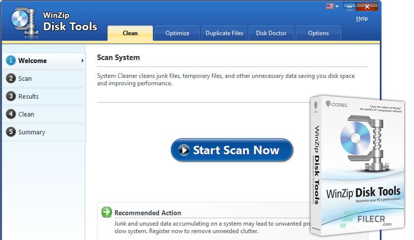 WinZip Disk Tools 1.0.100.18620