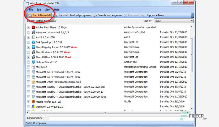 Glary Absolute Uninstaller 6.0.1.18