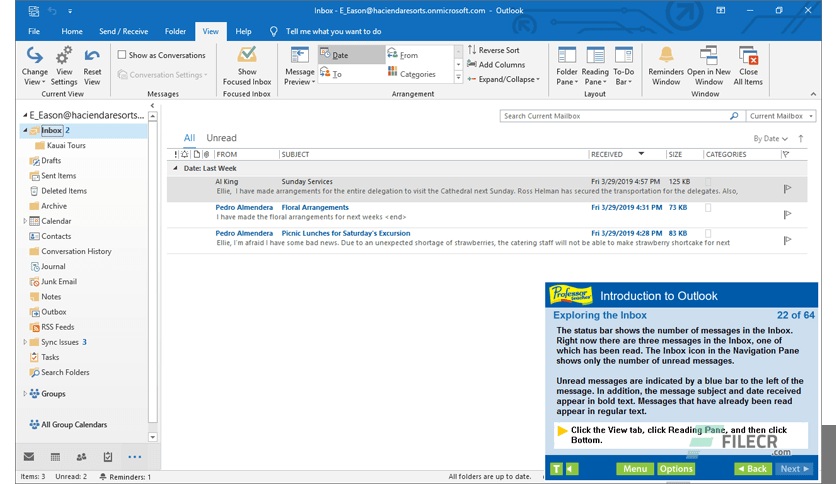 Professor Teaches Outlook 2019 v1.0