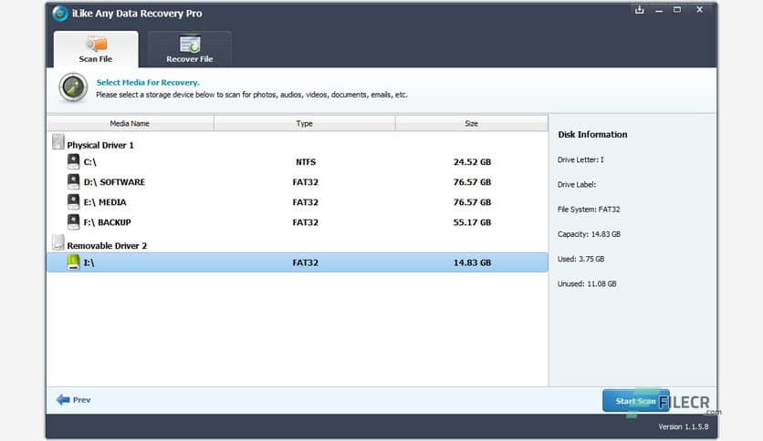 iLike Any Data Recovery Pro 9.1.0
