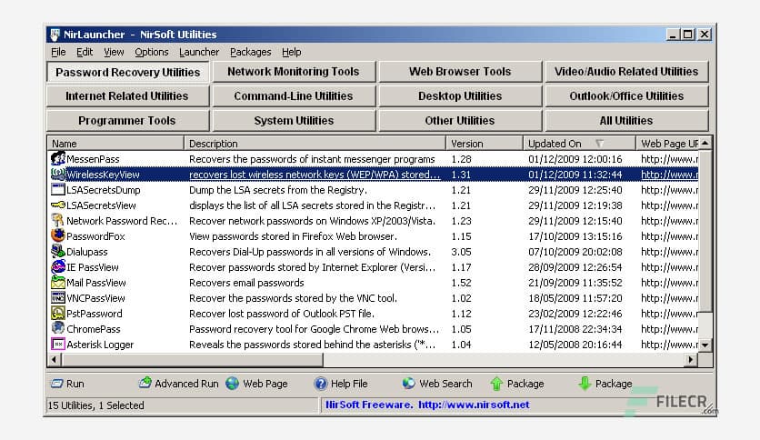 NirLauncher Package 1.30.22