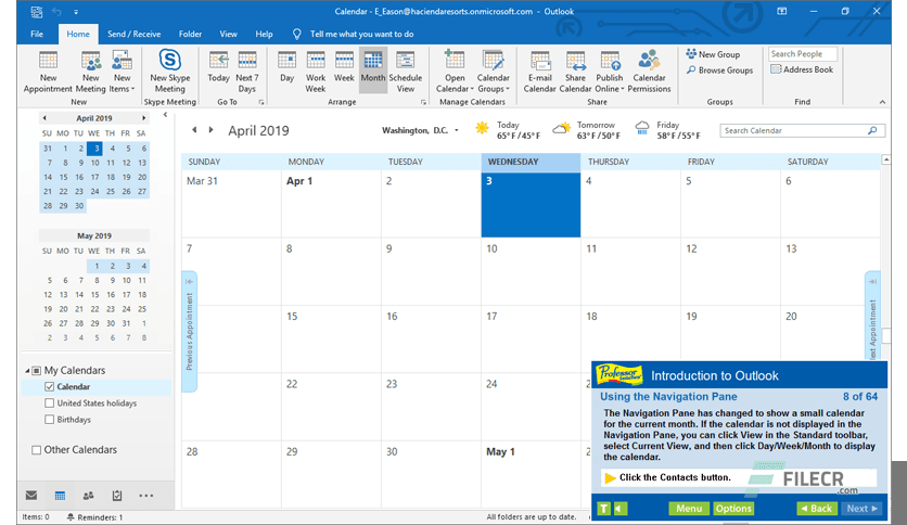 Professor Teaches Outlook 2019 v1.0