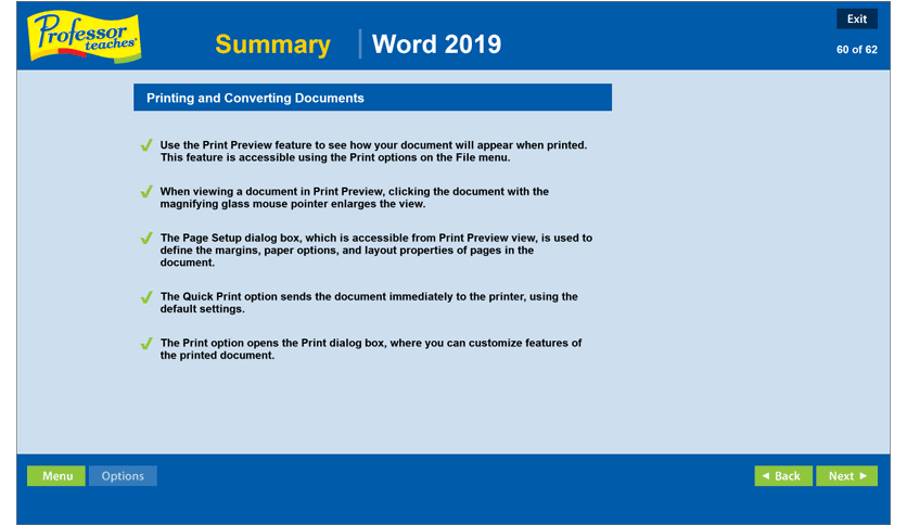 Professor Teaches Word 2019 v1.0