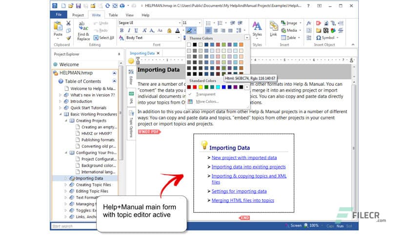Help & Manual Professional Edition 10.0.3.7453