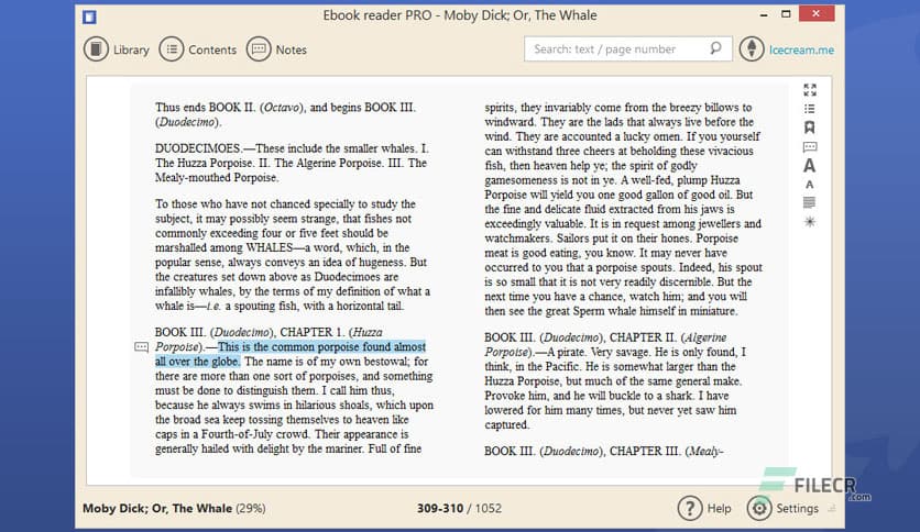 Icecream Ebook Reader Pro 6.53