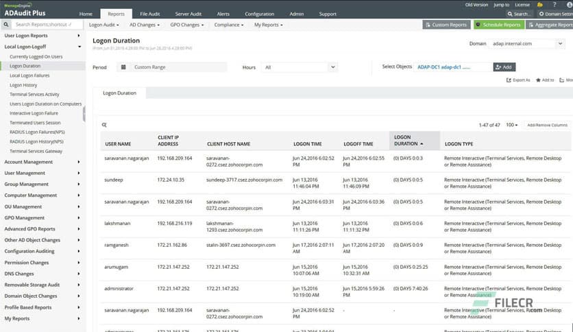 ManageEngine ADAudit Plus 6.0.5 Professional