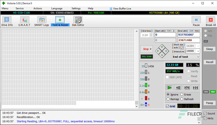 Victoria for Windows 5.37