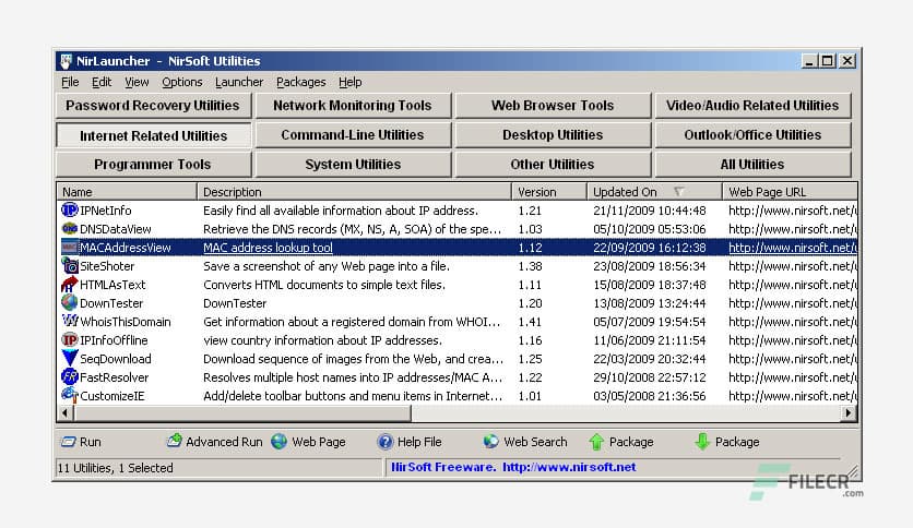 NirLauncher Package 1.30.22