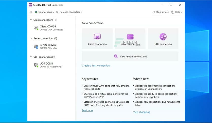 Serial to Ethernet Connector 8.0.1203