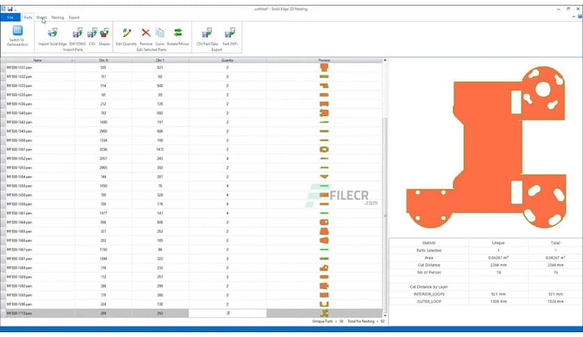 Siemens Solid Edge 2D Nesting 2025