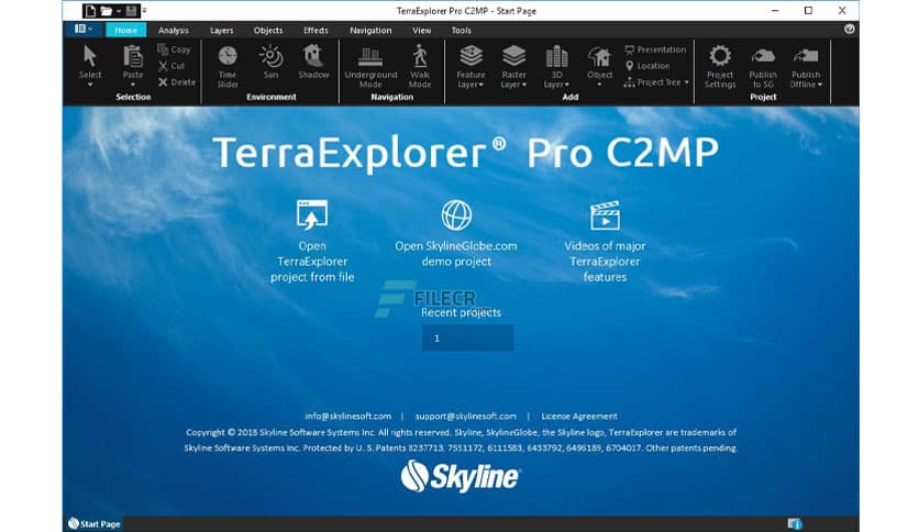 Skyline TerraExplorer Pro 8.1.0.41223