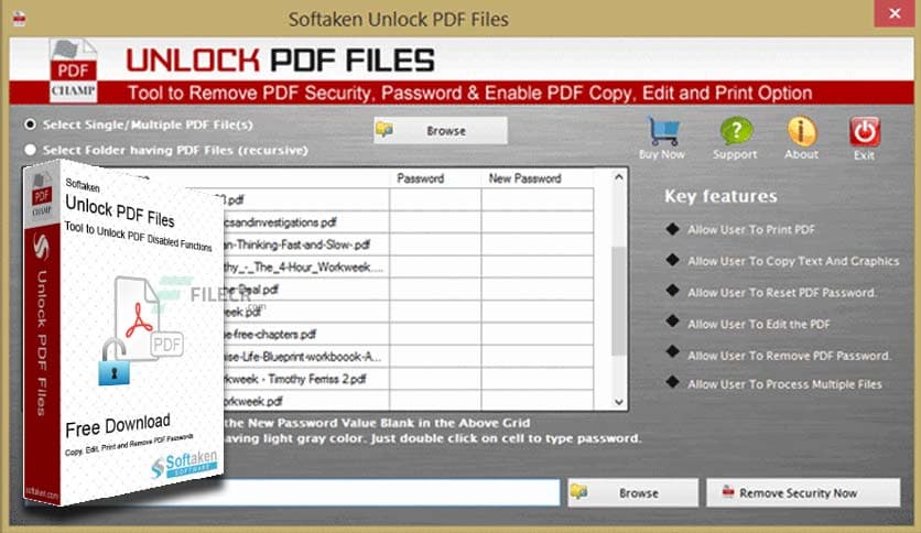 Softaken PDF Unlocker 1.0.0