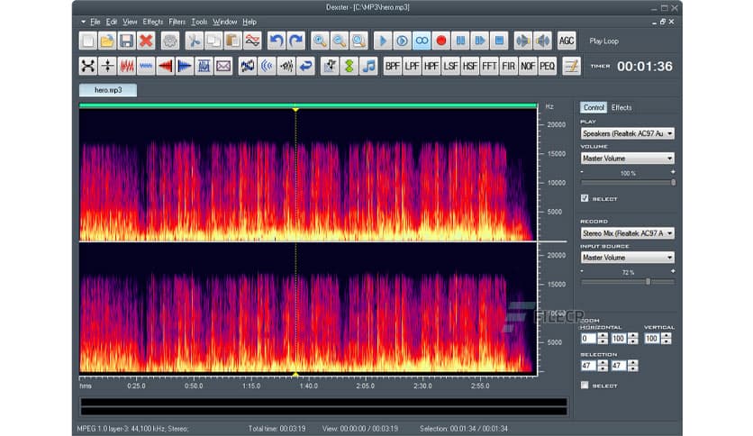 Softdiv Dexster Audio Editor 5.1
