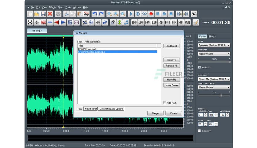 Softdiv Dexster Audio Editor 5.1