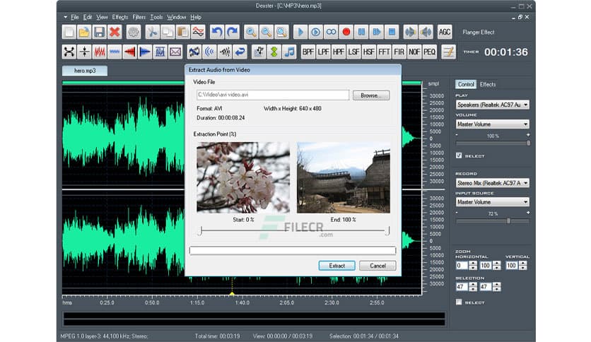 Softdiv Dexster Audio Editor 5.1