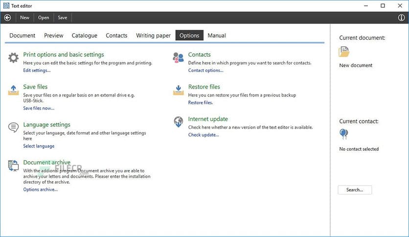 Softwarenetz Text editor 1.38