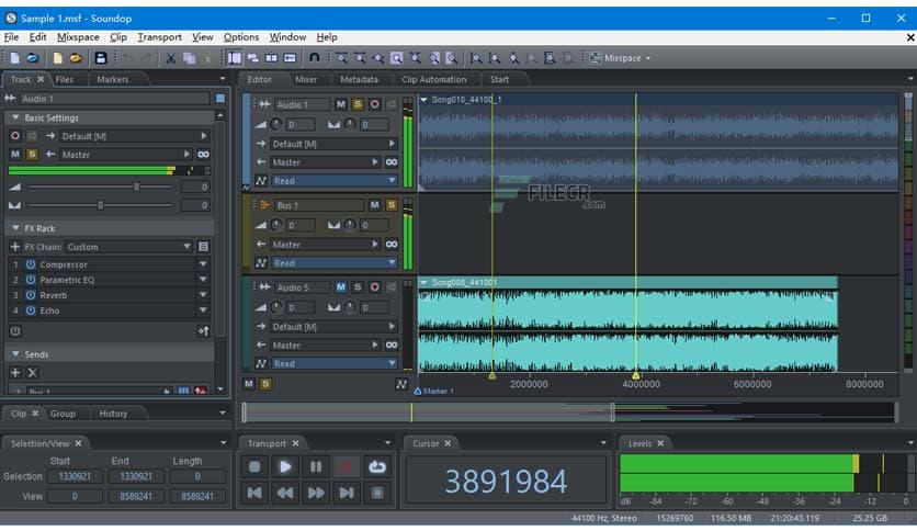 Soundop Audio Editor 1.8.23.2