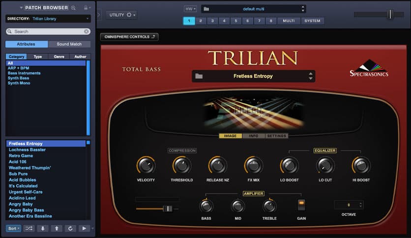 Spectrasonics Trilian 1.6.6d