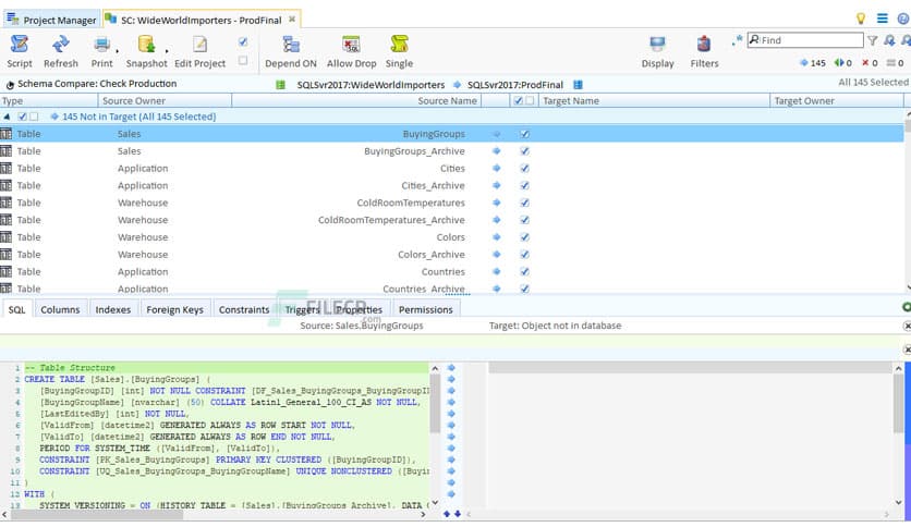 SQL Delta for Oracle 6.6.1.206
