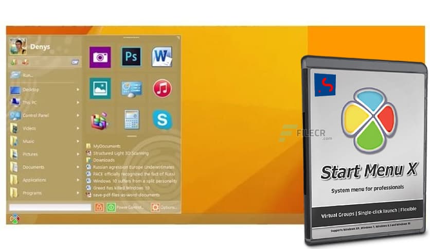 Start Menu X Pro 7.77