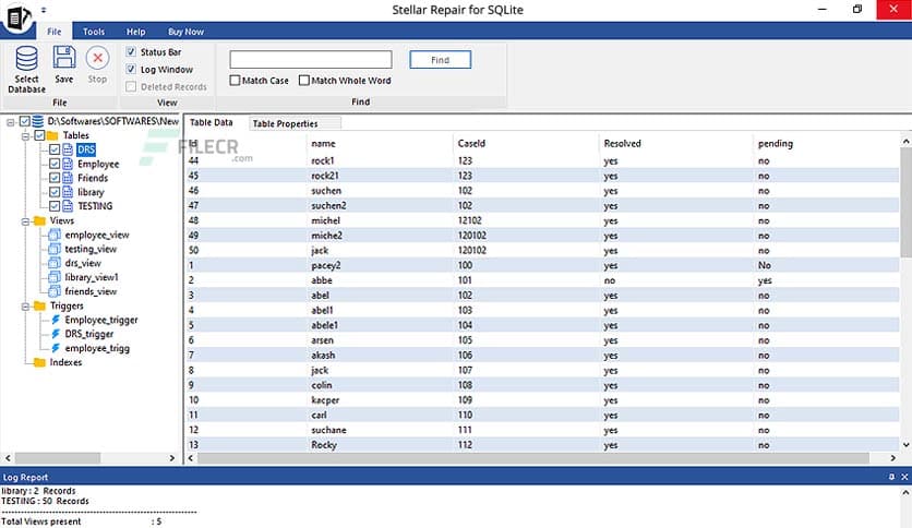 Stellar Repair for SQLite 3.0.0.0