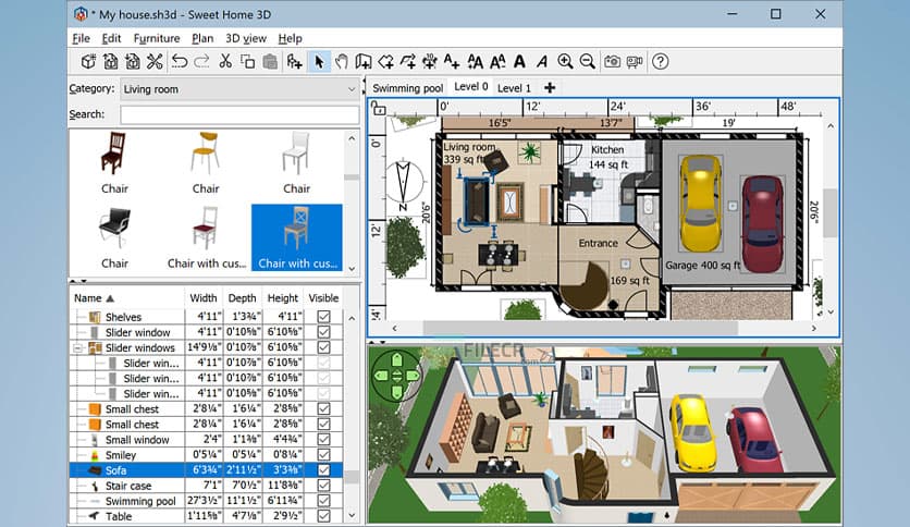 Sweet Home 3D free 7.6