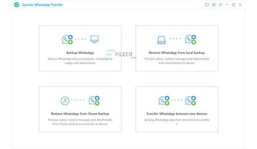 Syncios WhatsApp Transfer 2.4.9