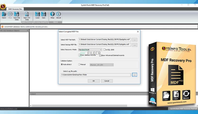 SysInfoTools MDF Recovery Pro 18.0