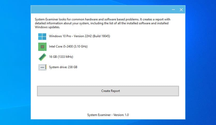 System Examiner 1.1.0