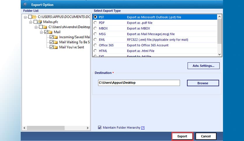 SysTools AOL PFC Converter 6.3