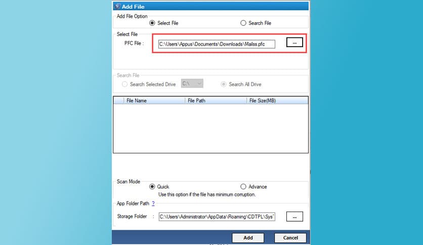 SysTools AOL PFC Converter 6.3