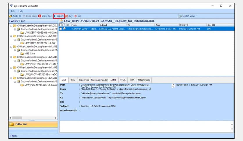 SysTools DXL Converter 4.2