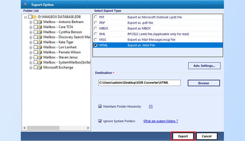 SysTools EDB Converter 6.0