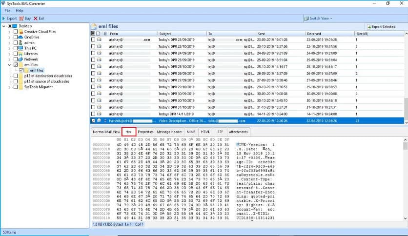 SysTools EML Converter 10.0