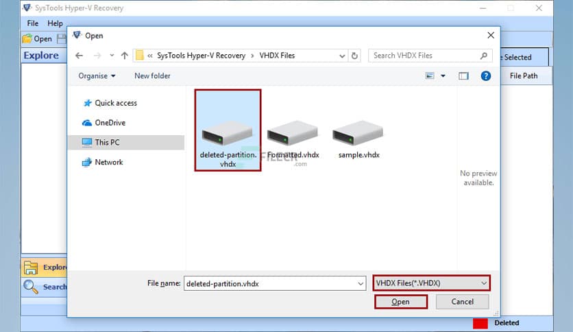 SysTools Hyper-v Recovery 8.0