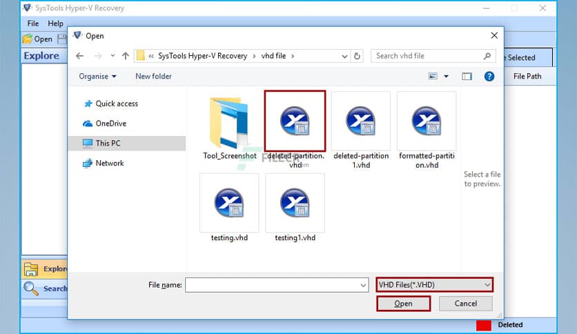 SysTools Hyper-v Recovery 8.0
