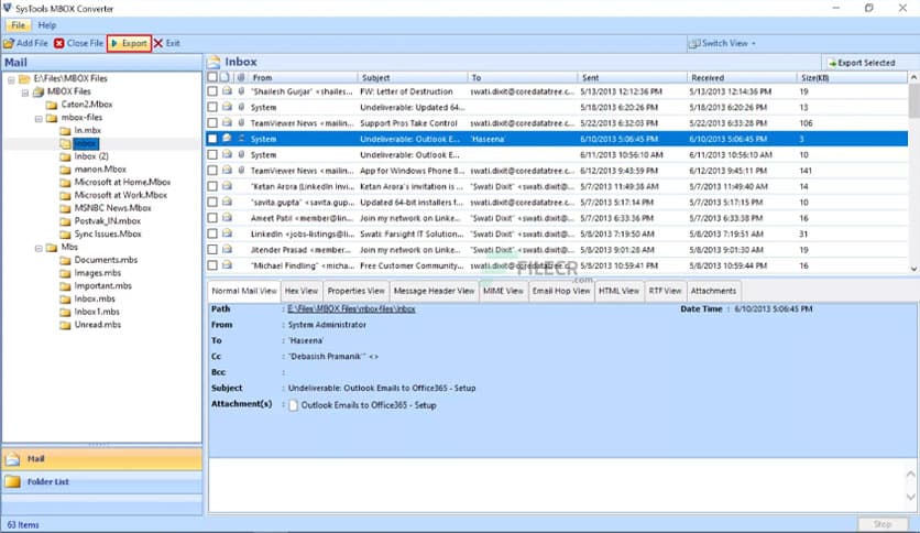 SysTools MBOX Converter 8.3